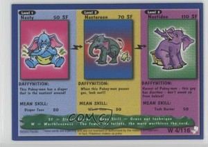2000 Pukey-Mon Nasty Nasteron Nastidon #W4 3c7