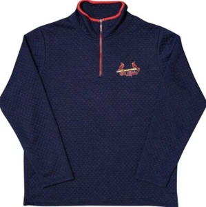 St Louis Cardinals Teachers Theme Quarter Zip Pullover - 6/25/24 SGA NIB Pick SZ - Picture 1 of 2