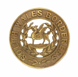 South Wales Borders Helmet Plate Centre Brass Metal - Picture 1 of 1