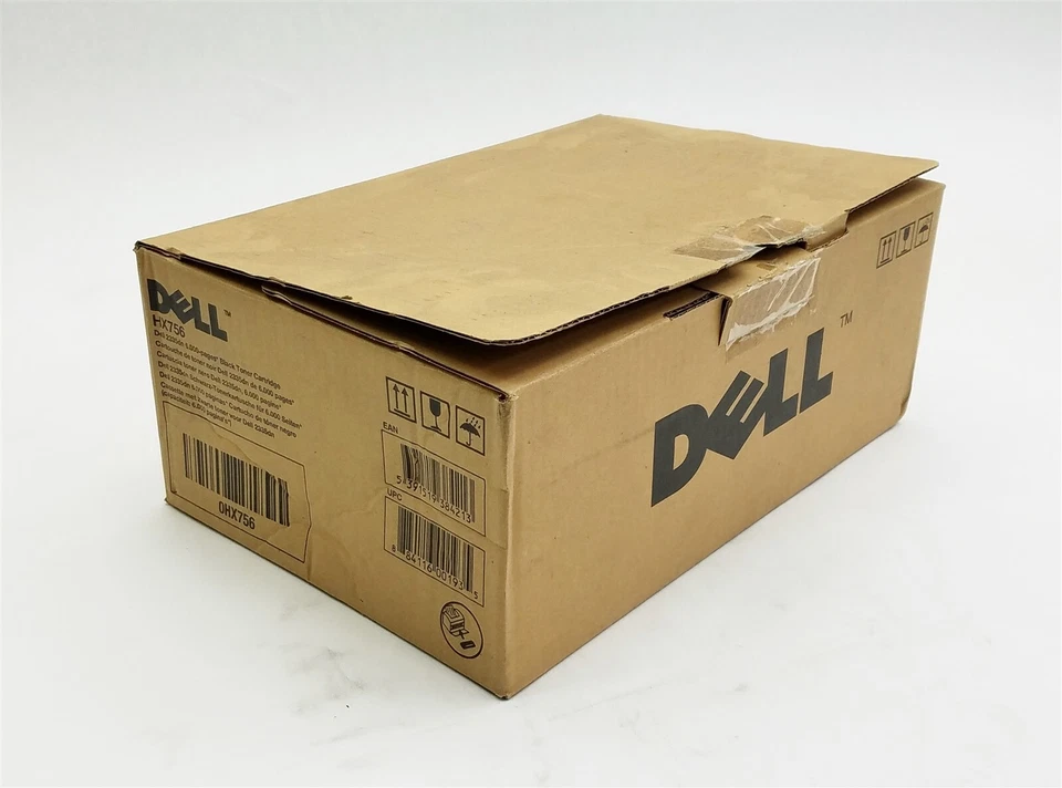 Dell HX756 0HX756 High Yield 6000pg Black Toner Cartridge Sealed Genuine New - Image 1 of 3