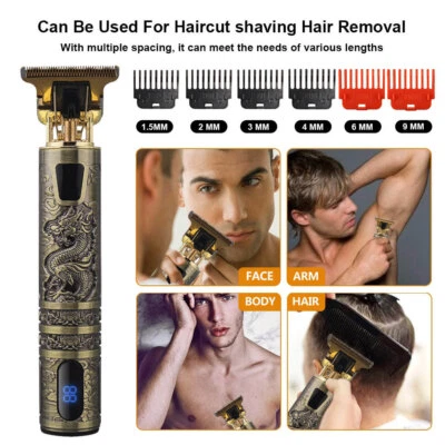 Professional Mens Hair Clipper Shaver Trimmer Machine Battery Beard Electric - Image 1 of 4