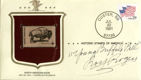 ROY ROGERS - ENVELOPE SIGNED Cover