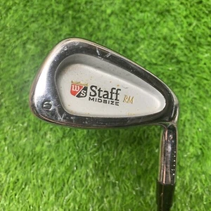 Wilson Staff Midsize RM # 6 Iron Stiff Flex Graphite Shaft RH Midsize Grip 3865 - Picture 1 of 10