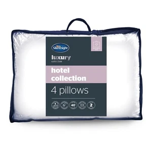 Silentnight Hotel Collection 4 Pack Pillows Luxury Hotel Quality Soft Back Side - Picture 1 of 9