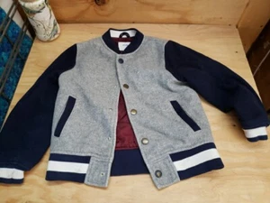 Old navy long sleeve snap up youth coat with pockets size small 6/7 - Picture 1 of 7