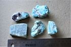 5 Pieces Of Amazonite Crystal Rough Chunk As Per Photo Code 10