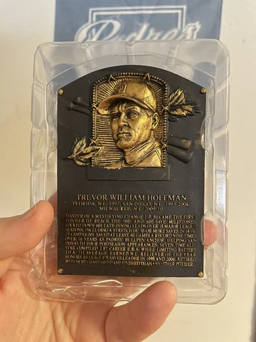 2018 TREVOR HOFFMAN (San Diego Padres) HOF Replica Cooperstown Plaque LifeProof Cover