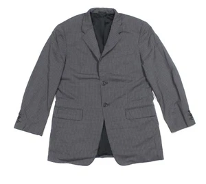 Prada 00S Mainline Pinstripe Wool Blazer Vintage - Picture 1 of 7