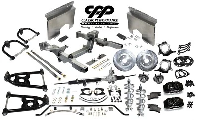 62-67 CHEVY II NOVA FRONT IFS MUSTANG 2 BLACK WILWOOD C7  13' VIKING COILOVER Foto 1 de 4