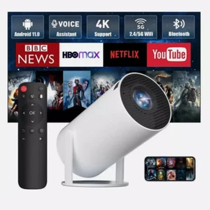 LED Projector Android 4K 1080P 5G WiFi Movie Video Home Theater HDMI Bluetooth - Picture 1 of 21