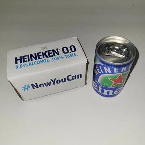 Heineken 3,5" lattina birra da collezione birra Breweriana souvenir in scatola spedizione rapida! - Foto 1 di 7