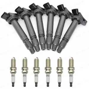 6X Ignition Coil & SPARK PLUG For Lexus GS300 GS350 IS250 LS460 & Toyota Sequoia - Picture 1 of 10