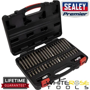 Sealey Spline Bit Set Trx-Star Sechskant 3/8" und 1/2" Vierkant 42tlg - Bild 1 von 4