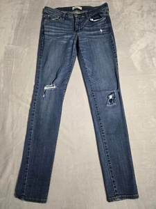 Abercrombie & Fitch Denim Blue Jeans Girls Size 30 x 31 Skinny 10 Regular VTG - Picture 1 of 10