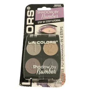L.A. Colors Shadow By Number Step By Step Tutorial Eye Shadow Palette Makeup - Picture 1 of 1