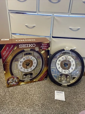 2024 Seiko Melodies in Motion Clock - Limited Edition 45 Melodies! QXM607BRH - Image 1 of 4
