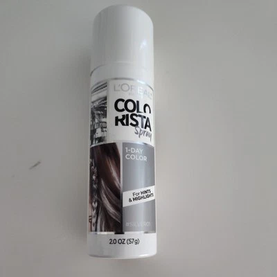 Color de cabello temporal L'Oreal ColoRista 1 día #01 plata A35 Foto 1 de 3