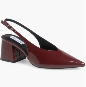 Steve Madden Faryn burgunderroter Slingback 2,34” Blockabsatz Damengröße 7 M - Bild 1 von 12