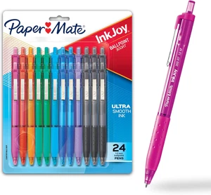 Inkjoy 300RT Druckkugelschreiber Mittlere Spitze 10 Tintenfarben 24er Pack  - Bild 1 von 12