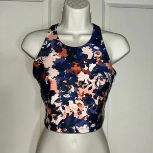 Reggiseno sportivo Old Navy Powersoft bambina linea lunga - stampa floreale - XL - Activewear - Foto 1 di 6