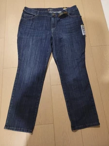 Lee Jeans Damen Plus 22W Med Relaxed Fit Straight Leg Mid Rise Stretch Western - Bild 1 von 6