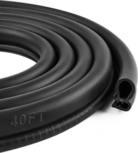 Auto Tür Gummidichtung Streifen mit Seitenbirne, 40 Fuß PVC Birne Verkleidung mit EPDM Au... - Bild 1 von 6
