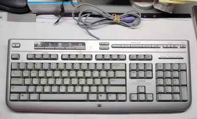 HP Wired Silver-Gray Keyboard GF518012426 - Image 1 of 2