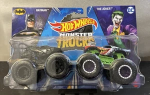 Sale BATMAN & THE JOKER 1:64 Model 2025 Hot Wheels Monster Trucks DC Comics - Picture 1 of 4