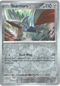 Skarmory - - SV08: Surging Sparks 124/191 - Common - NM Pokémon TCG - Picture 1 of 2