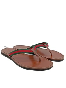 GUCCI Chanclas Mujeres Sandalias Talla EU 37 rojo-verde look casual - Imagen 1 de 5
