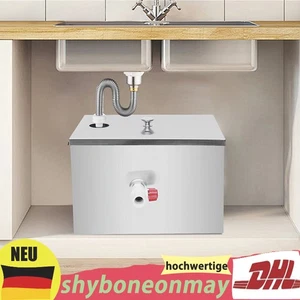 Edelstahl Fettabscheider Ölabscheider Küche Abwasser Fettseparator DE 35*25*23cm - Bild 1 von 20