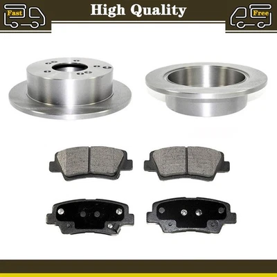 Pastillas de freno y rotores de disco trasero para Hyundai Sonata 2008 2009 Hyundai Sonata Foto 1 de 4