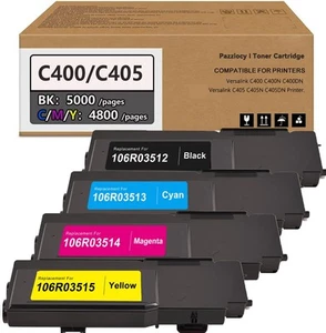 ** NEW (4-Pack) Xerox VersaLink C400/C405 High Yield Toner | 106R03512 C/M/Y/K - Photo 1/6