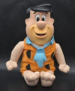 Flintstones Fred Flintstone Vinyl Kopf Plüsch Puppe Figur Mattel 13 Zoll Vintage 1993 - Bild 1 von 4