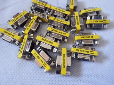 2 x 15-pin Gender Changer D-Type Female - Female Coupler Adapter - Image 1 of 4