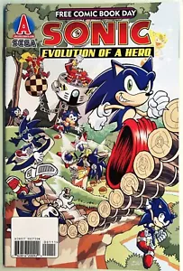 SONIC The Hedgehog SPECIAL FREE COMIC BOOK DAY Evolution Hero 2009 Bagged ~ NEW - Picture 1 of 3