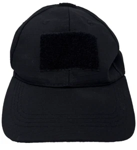 Schwarze Mesh Baseball Cap - verstellbar, leicht, Markenlos - Bild 1 von 4