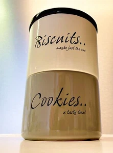 Vintage Retro RAYWARE Stacking Biscuit & Cookie Storage Jar Pot MINT CONDITION - Picture 1 of 5