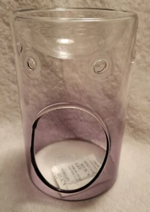 Yankee Candle Savoy Ombre Mist Clear Glass Wax Fragrance Oil Tart Warmer Votive - Picture 1 of 8