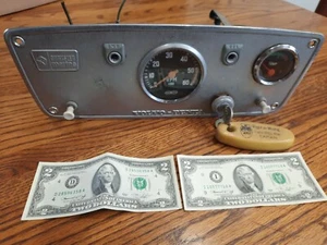 Antique Dash Plate Tachometer Temp Gauges Plus 1966 Chrysler Marine Stern Drive - Bild 1 von 9