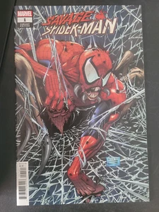 SAVAGE SPIDER-MAN #1 (2022) MARVEL COMICS SANDOVAL ¡ARTE DE PORTADA HOMENAJE HOMENAJE A McFARLANE! - Imagen 1 de 2