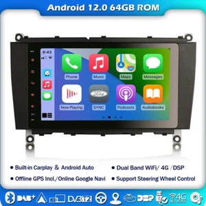 8" 8-Kern Android 12 Autoradio Navi WIFI GPS Mercedes CLK-Class W209 C209 A209 - Bild 1 von 13