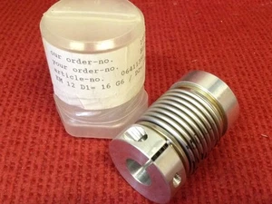 GAM - Series KM, Part #KM-12 - Bellows Coupling - Pre-Bored-( 16 & 19.05m) - NEW - Picture 1 of 1