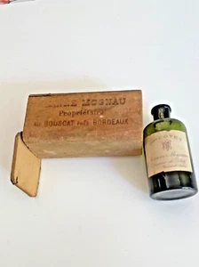 Rare French Vintage Wooden Postage Pack for a Wine Sample from winemaker - Picture 1 of 5