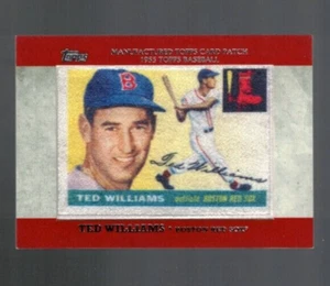 Parche conmemorativo Ted Williams 2013 Topps Manufactured 1955 - Imagen 1 de 2