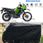 Motorcycle Cover XL Waterproof Outdoor Rain Dust Sun For Kawasaki KLR600 KLR250