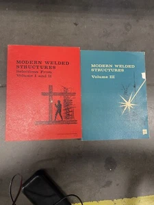 Modern Welded Structures Volume 1 2 3 (1971) James F Lincoln Arc Foundation - Picture 1 of 2