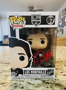 Luc Robitaille Signed Autographed Funko Pop 77 Los Angels Kings W/Beckett COA - Picture 1 of 6