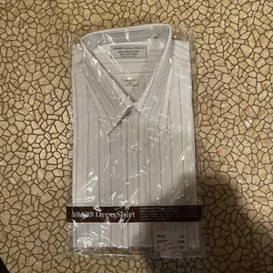 Vintage Sears Mens Shirt 16 Regular Perma Prest Button Up - Picture 1 of 3