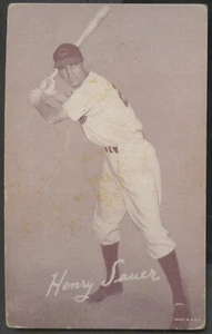 1947-66 Exhibits Henry Sauer Chicago Cubs - Picture 1 of 2